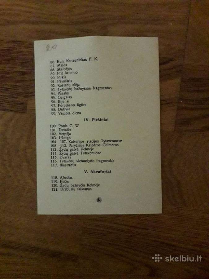 Seni įvairių dailininkų darbų ir parodų katalogai. - nuotraukos Nr. 2