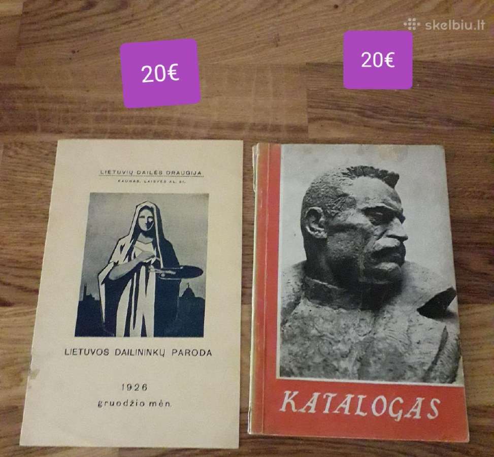 Seni įvairių dailininkų darbų ir parodų katalogai. - nuotraukos Nr. 3