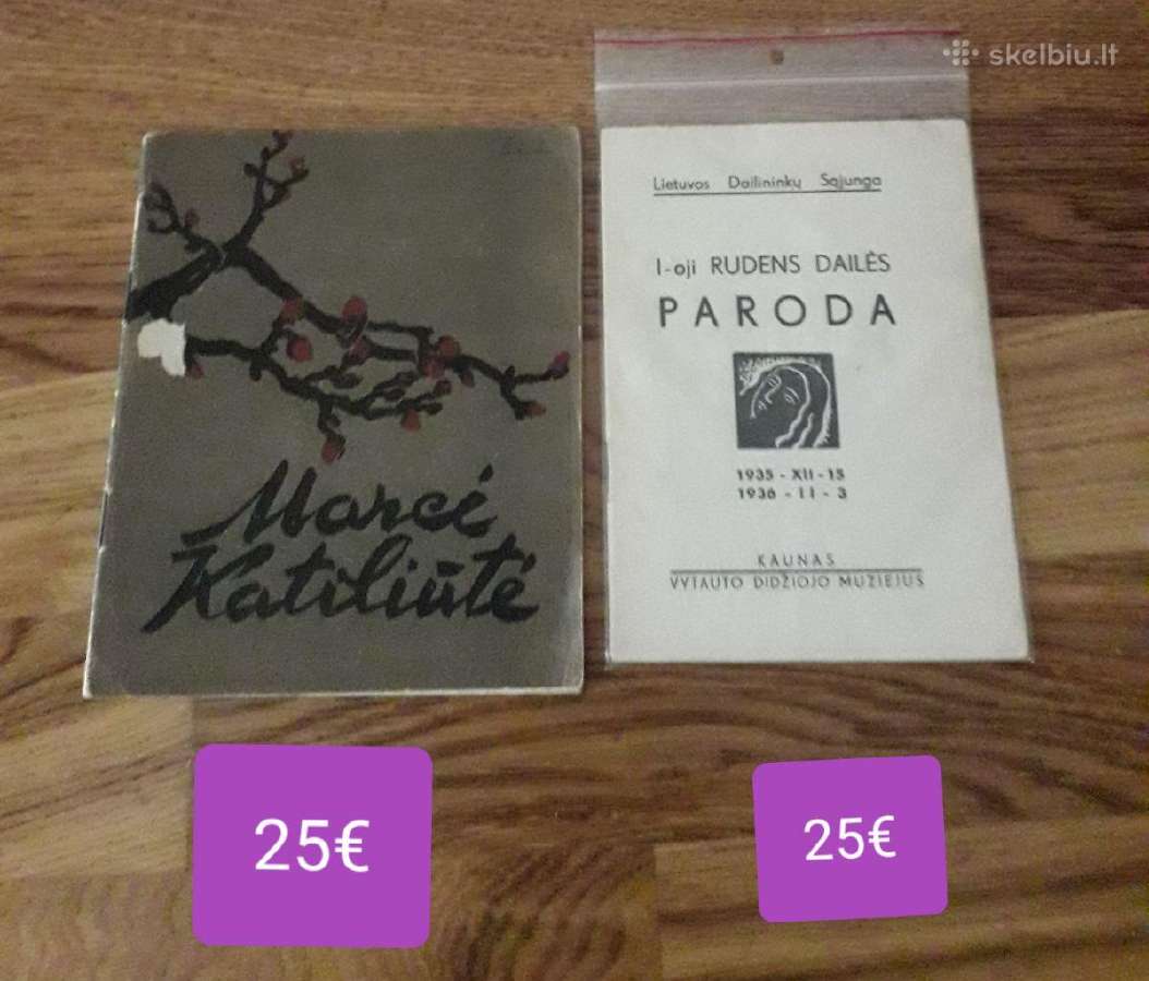 Seni įvairių dailininkų darbų ir parodų katalogai. - nuotraukos Nr. 4