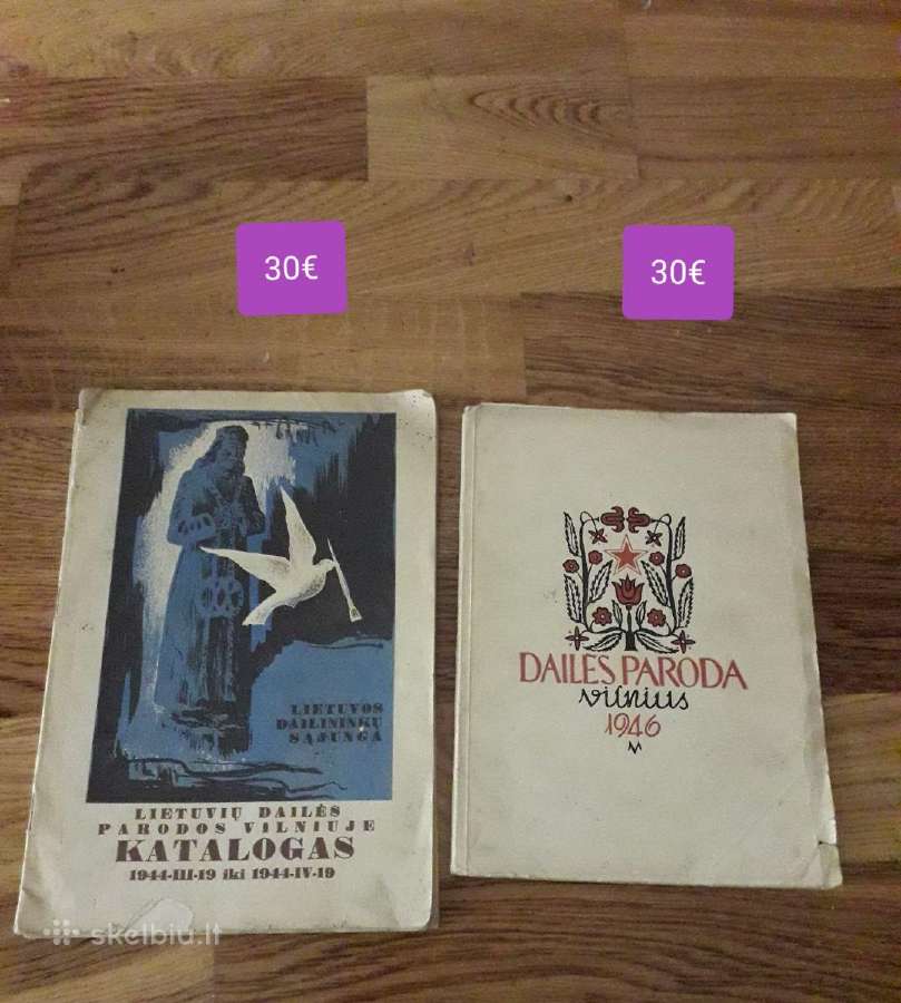 Seni įvairių dailininkų darbų ir parodų katalogai. - nuotraukos Nr. 6