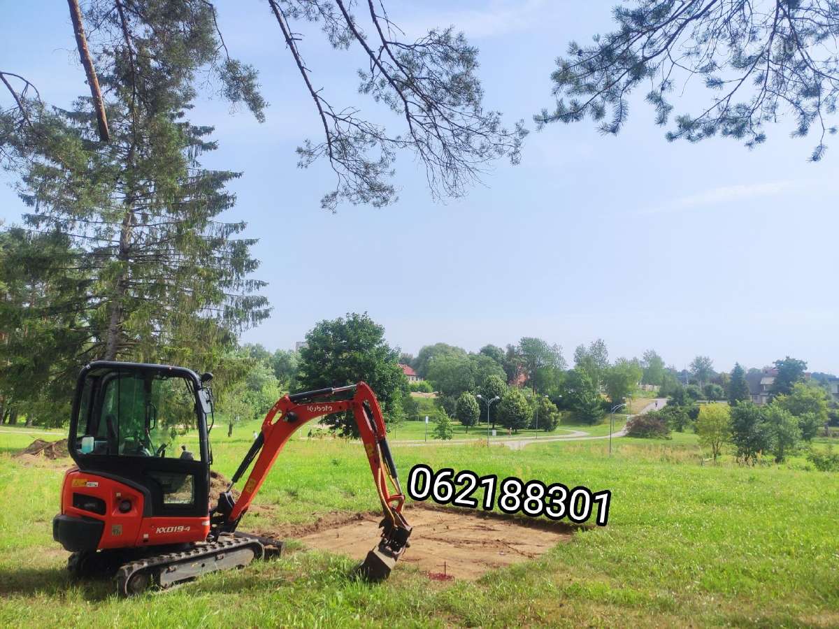 Mini ekskavatoriaus ir Bobcat darbai - nuotraukos Nr. 2