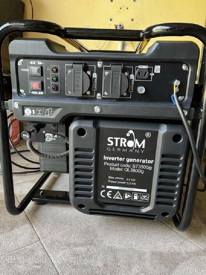 Naujas vokiškas generatorius Strom 3,5 kw