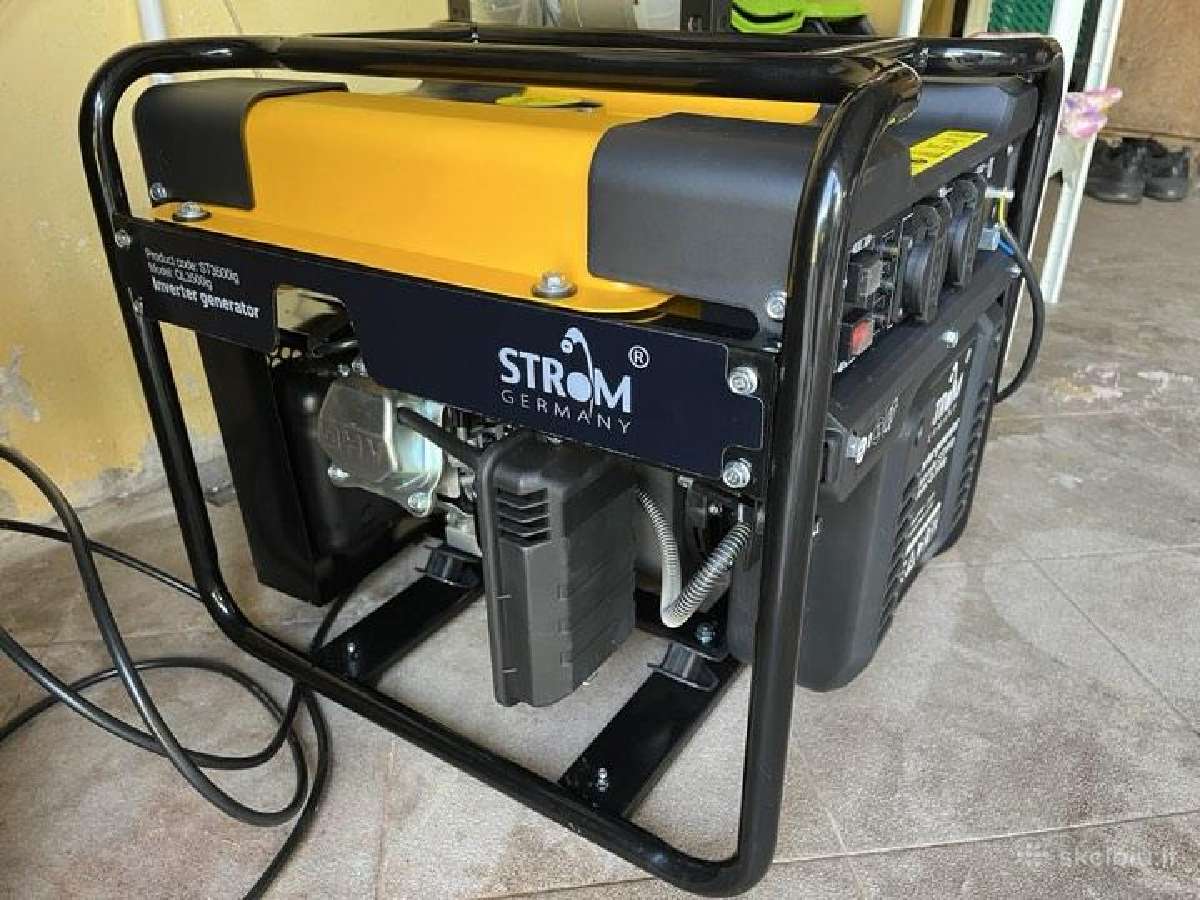 Naujas vokiškas generatorius Strom 3,5 kw - nuotraukos Nr. 2