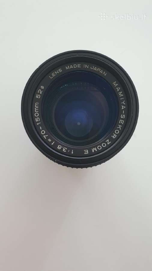 Objektyvas Mamiya-sekor zoom E1:3.8f=70-150mm - nuotraukos Nr. 3