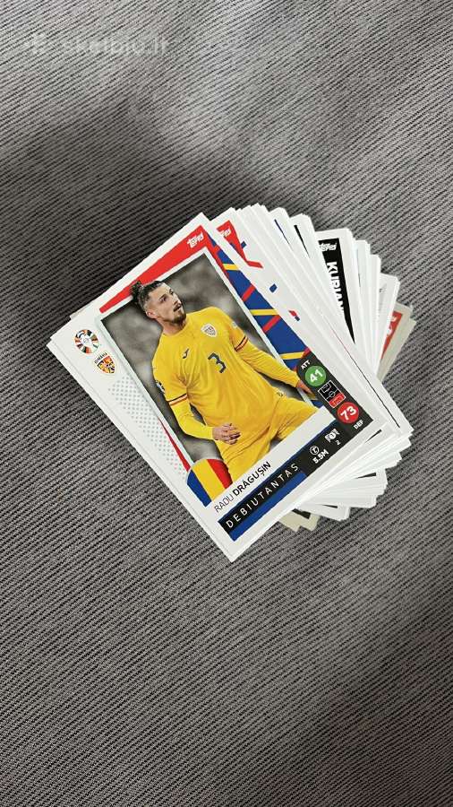 Lidl Euro2024 kortelės pardavimui arba mainams