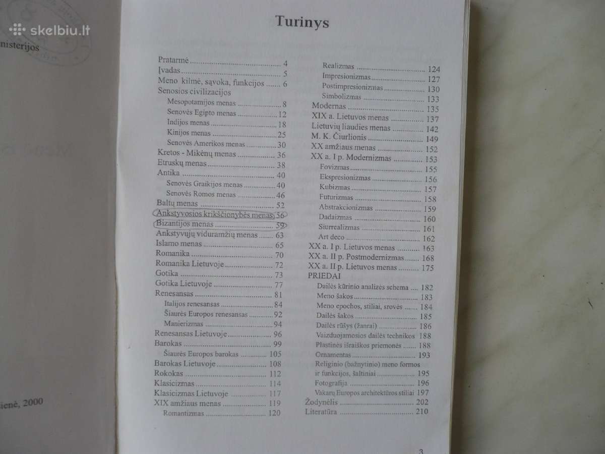 Meno istorijos ir dailės pažinimo pagrindai - nuotraukos Nr. 2