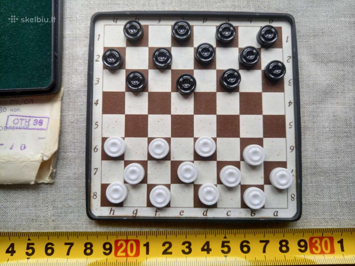 *Šaškės magnetinės 1986 m. - nuotraukos Nr. 5