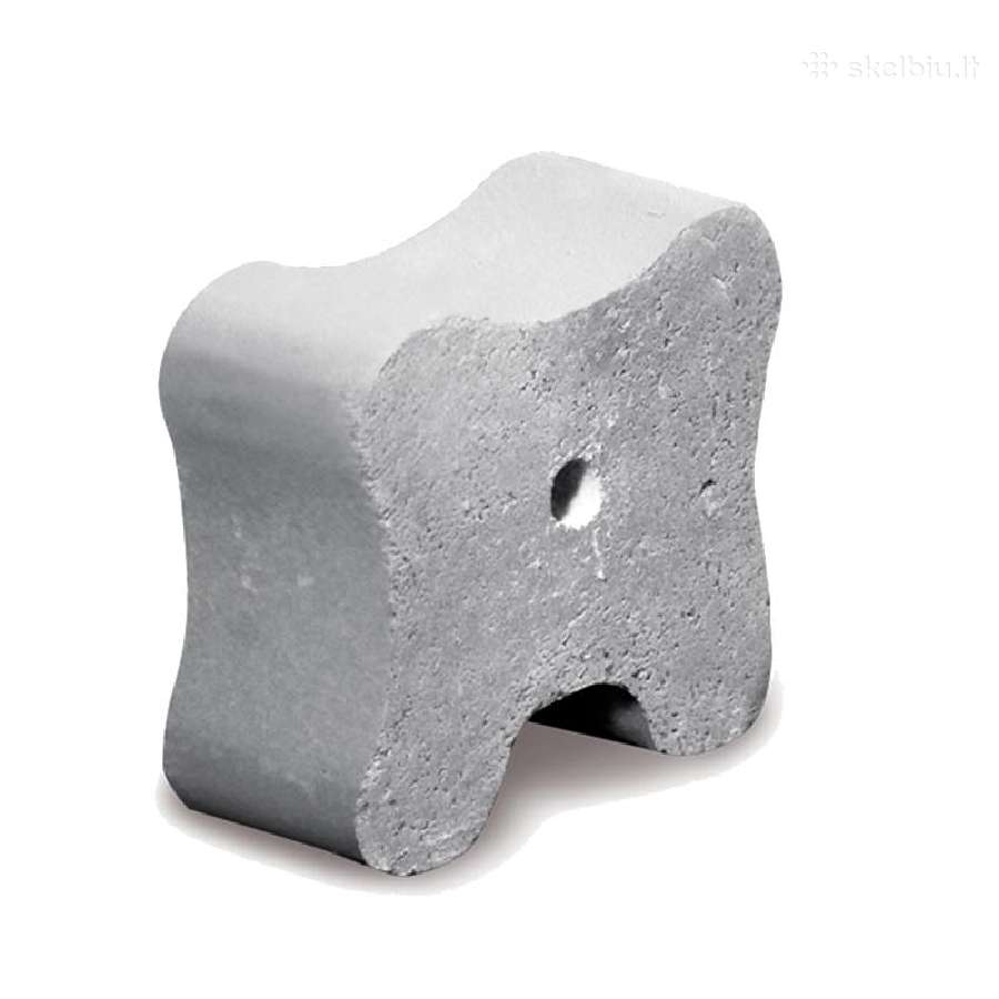 Betoniniai fiksatoriai - kaulai, juostos