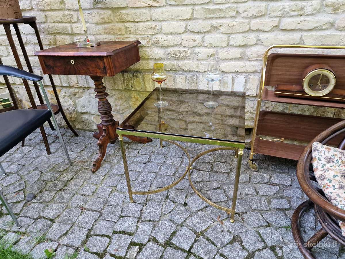 Vintažinis mid century Bauhaus st. kavos staliukas - nuotraukos Nr. 7