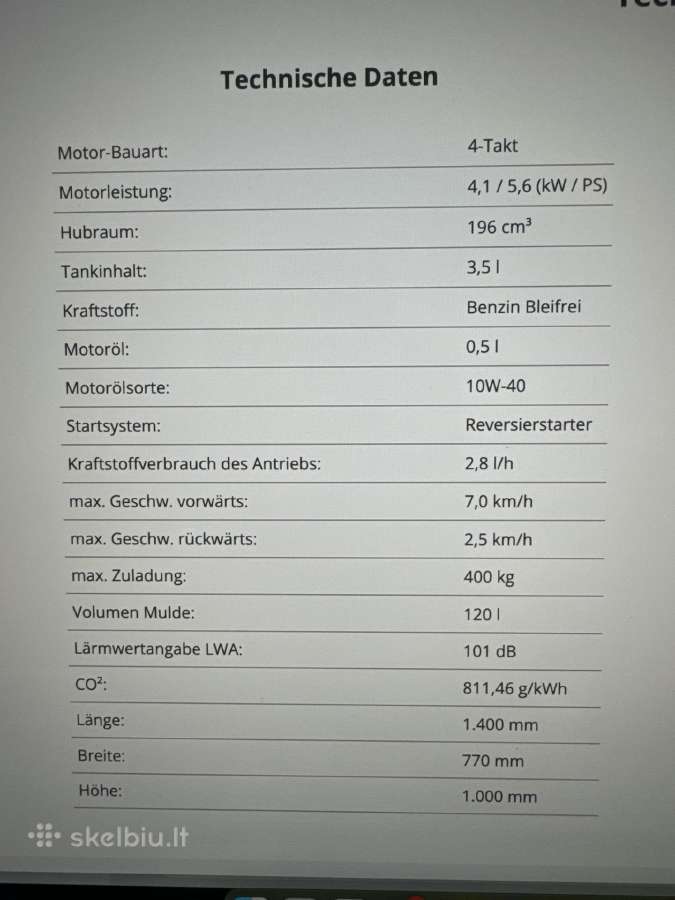 Ratinis karutis Gad 400.1/4x4 Gude - nuotraukos Nr. 6