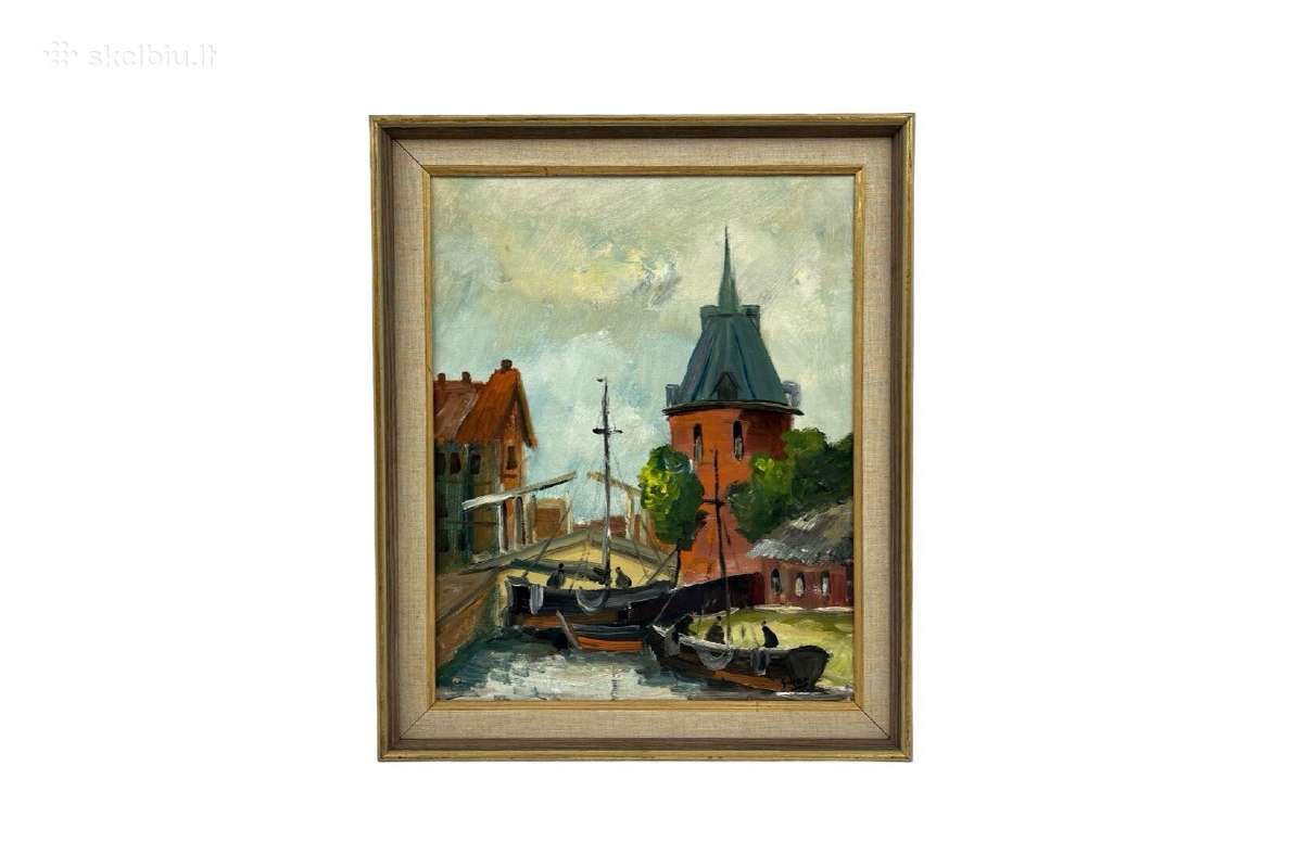 Paveikslas drobė aliejus.40x48 cm. kaina 50 eurai