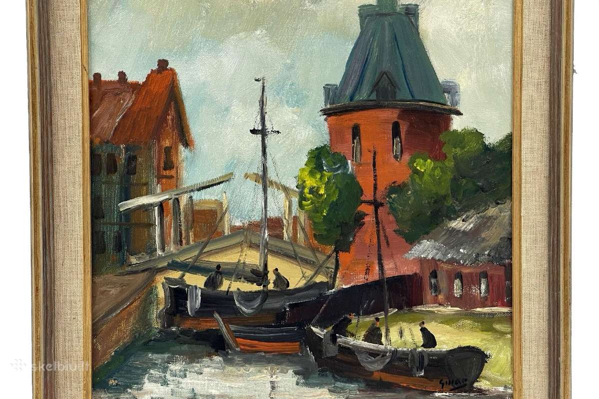 Paveikslas drobė aliejus.40x48 cm. kaina 50 eurai - nuotraukos Nr. 2