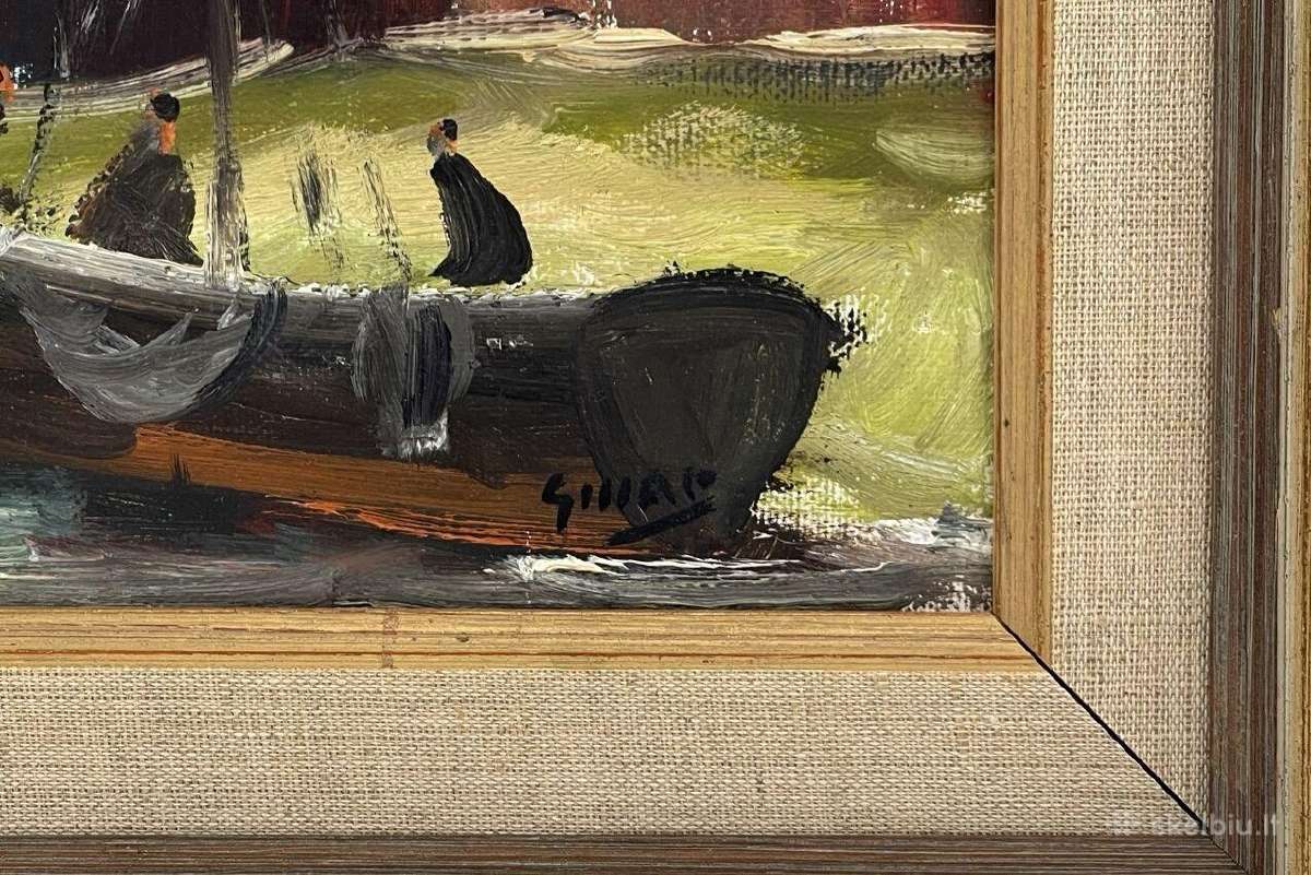 Paveikslas drobė aliejus.40x48 cm. kaina 50 eurai - nuotraukos Nr. 3
