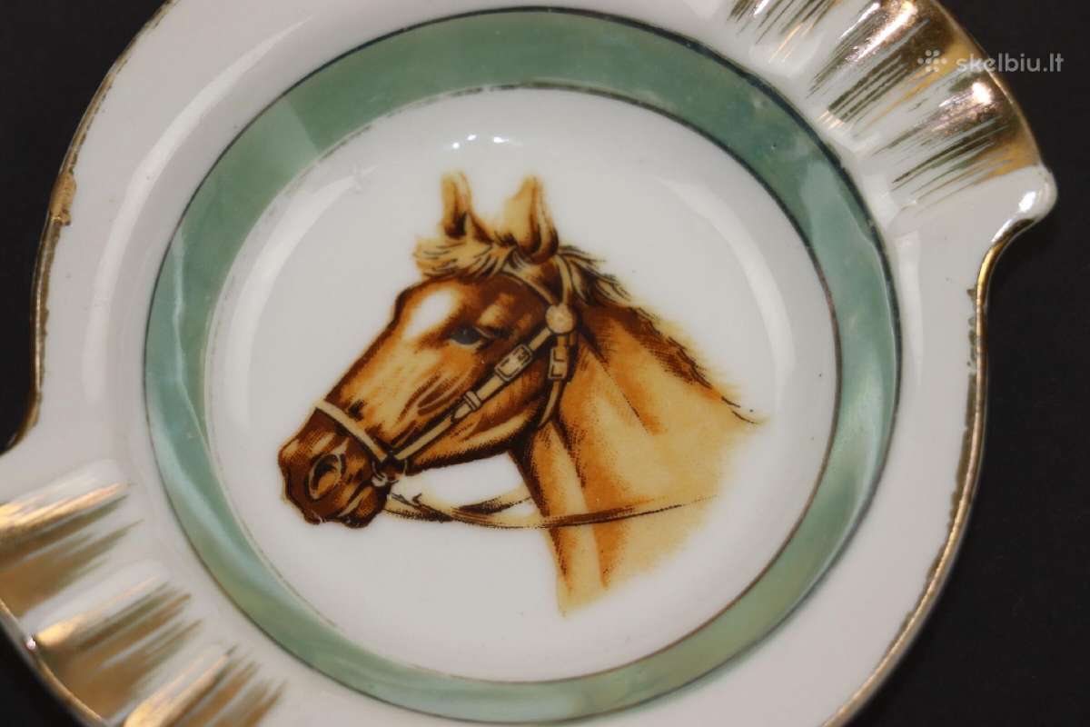 Peleninė rankom dekoruota porcelianas 12x11 cm. - nuotraukos Nr. 3