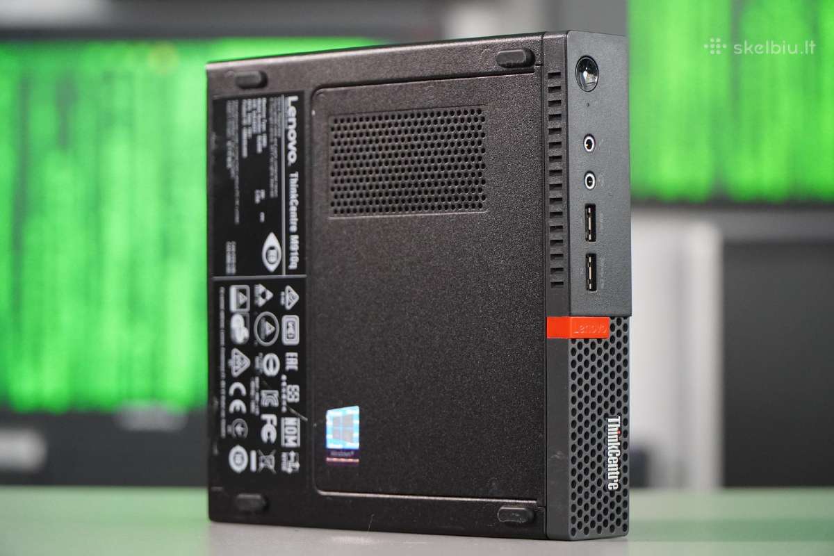 Lenovo M910q Kompiuteris su i5 6500t 8gb 256gb m.2 - nuotraukos Nr. 3