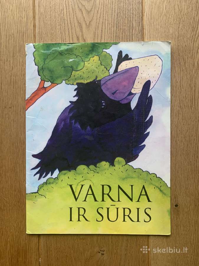 Knyga vaikams "Varna ir sūris" lietuvių pasaka