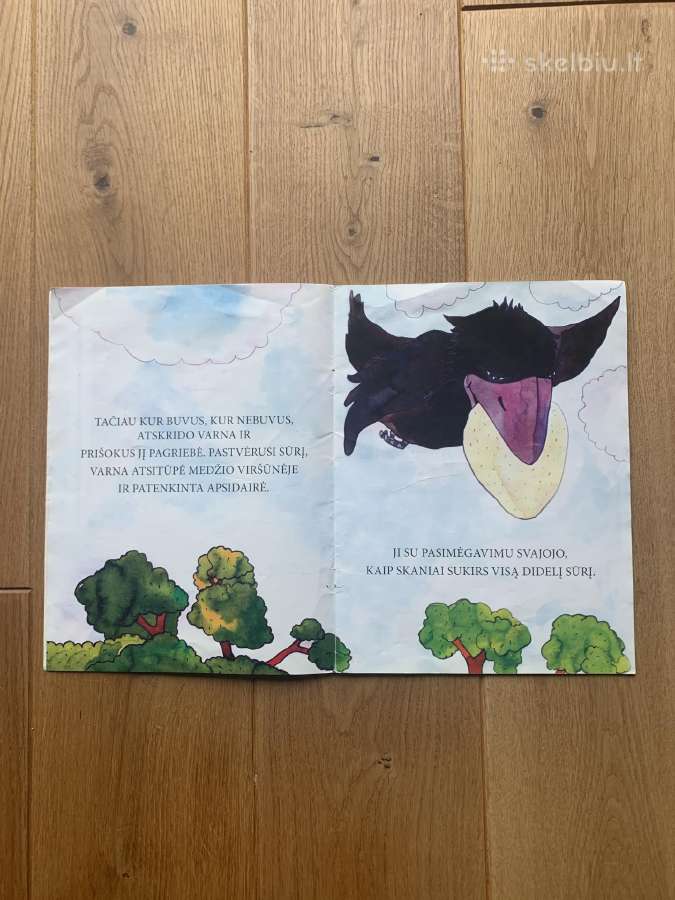 Knyga vaikams "Varna ir sūris" lietuvių pasaka - nuotraukos Nr. 2