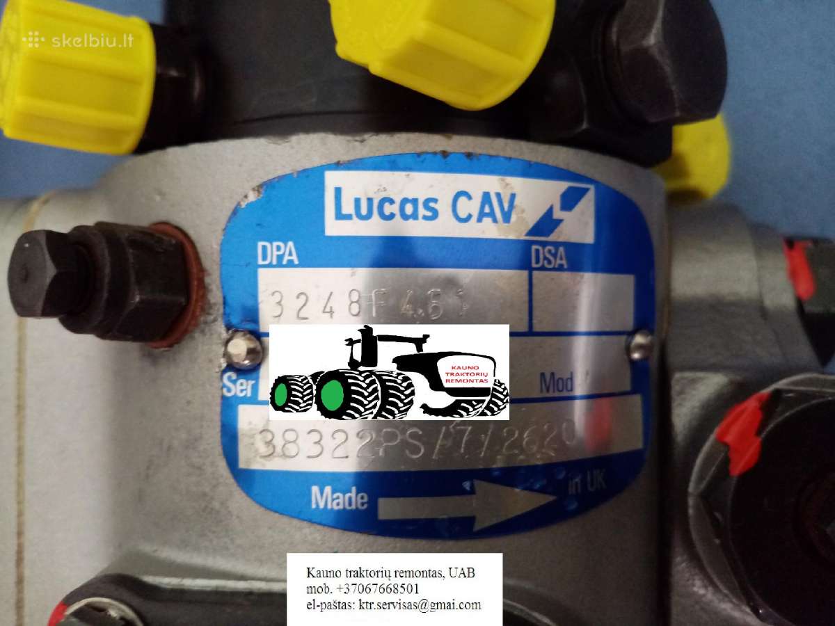 A+ Massey Ferguson kuro siurblys Lucas 3248f451 - nuotraukos Nr. 4