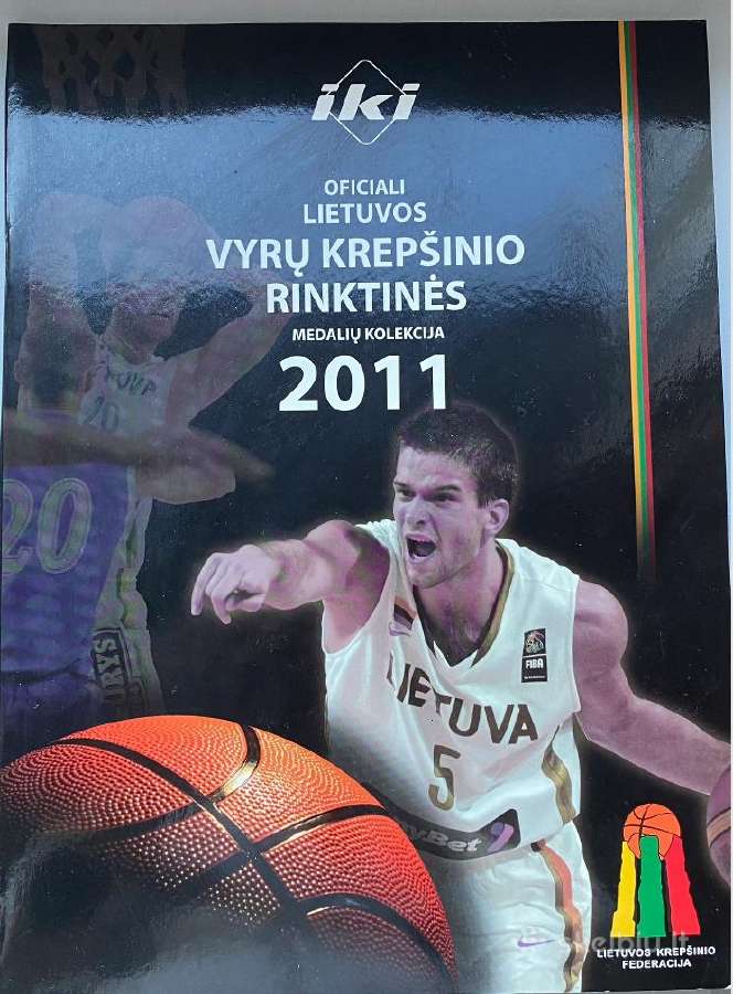Lietuvos krepšinio rinktinės medaliai-monetos 2011