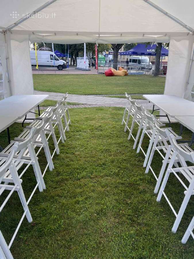 Palapinių-paviljonų bei kubilų nuoma - nuotraukos Nr. 7