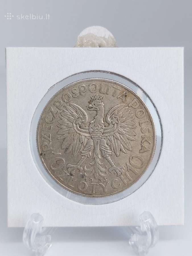 Lenkija 10 zlotų 1933