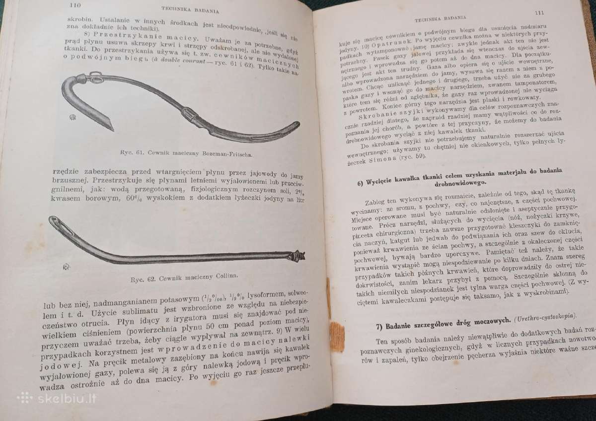 Sena knyga 1923 m. Ginekologija 404 p. 171 iliust. - nuotraukos Nr. 7