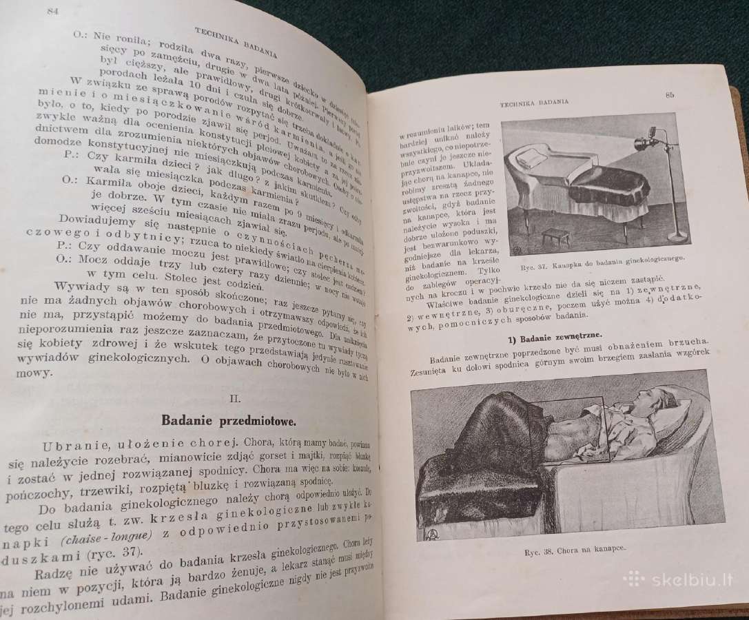 Sena knyga 1923 m. Ginekologija 404 p. 171 iliust. - nuotraukos Nr. 8