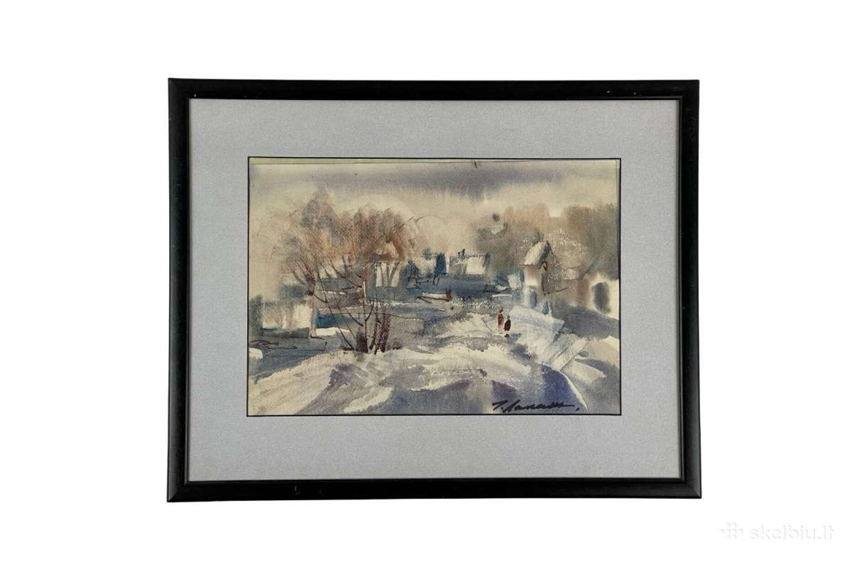 Paveikslas popierius akvarelė 57x45 cm