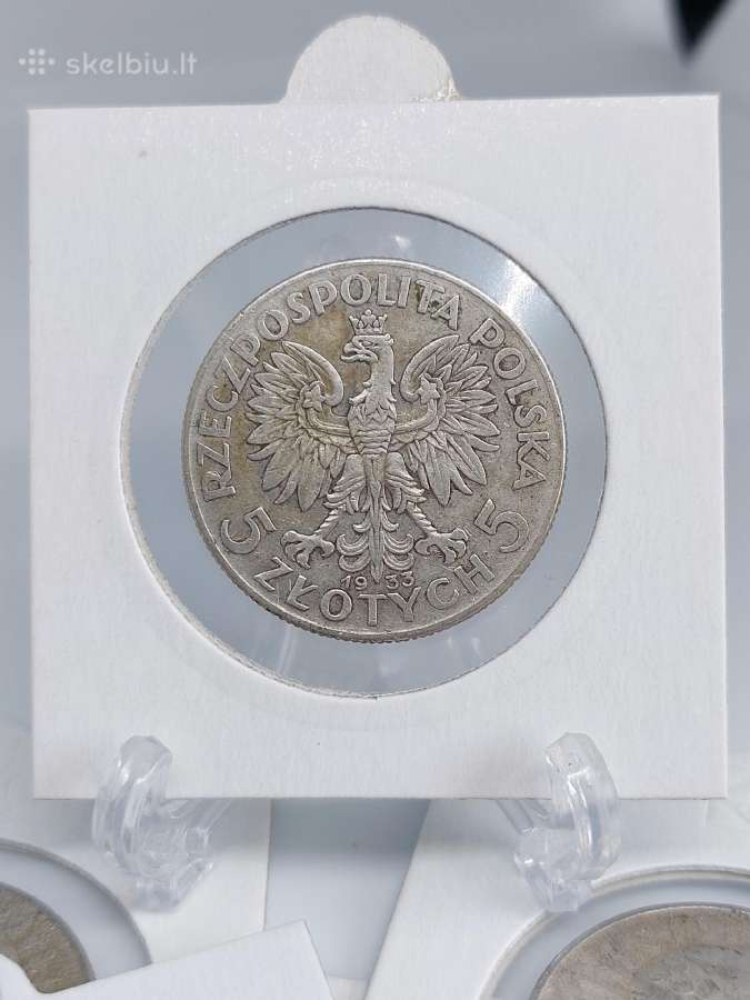Lenkija 1933 5 zlotai - nuotraukos Nr. 4