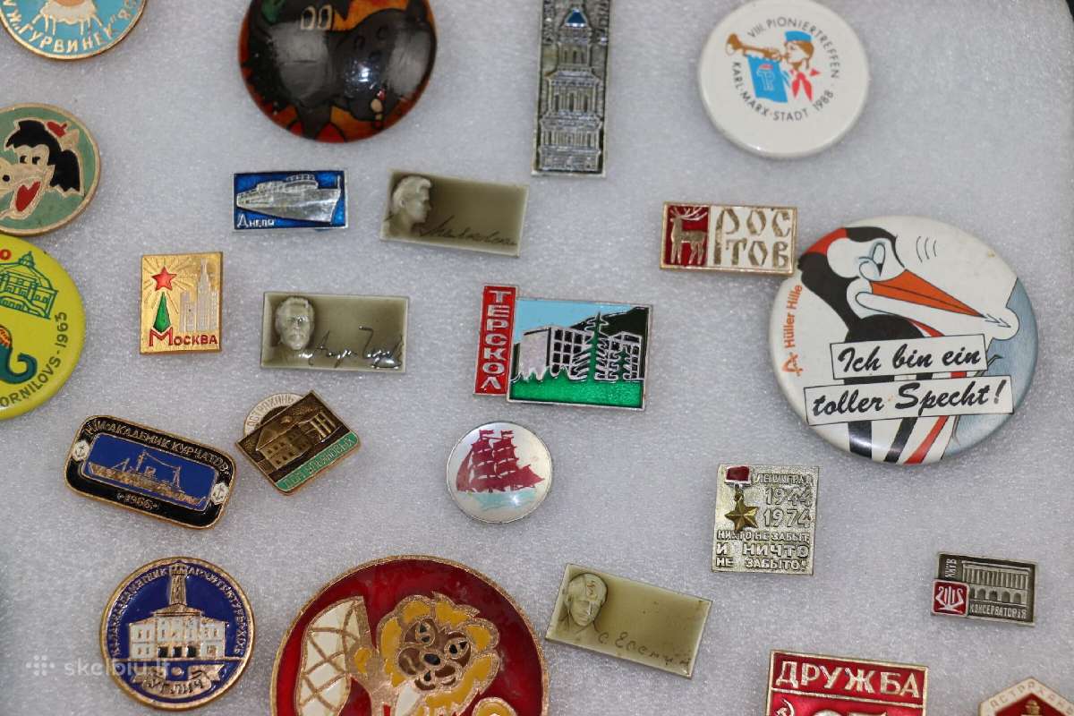 Įvairus ženkliukai CcCCCP. - nuotraukos Nr. 5