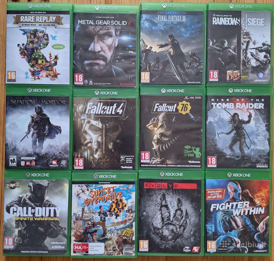 Xbox One Games (12 disks)