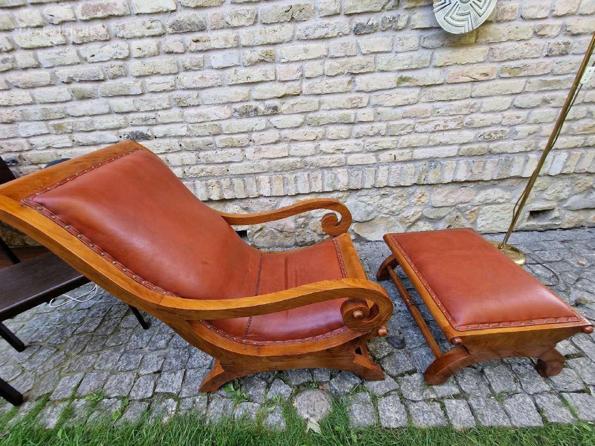 Vintažinis mid century fotelis su pakoju - nuotraukos Nr. 2