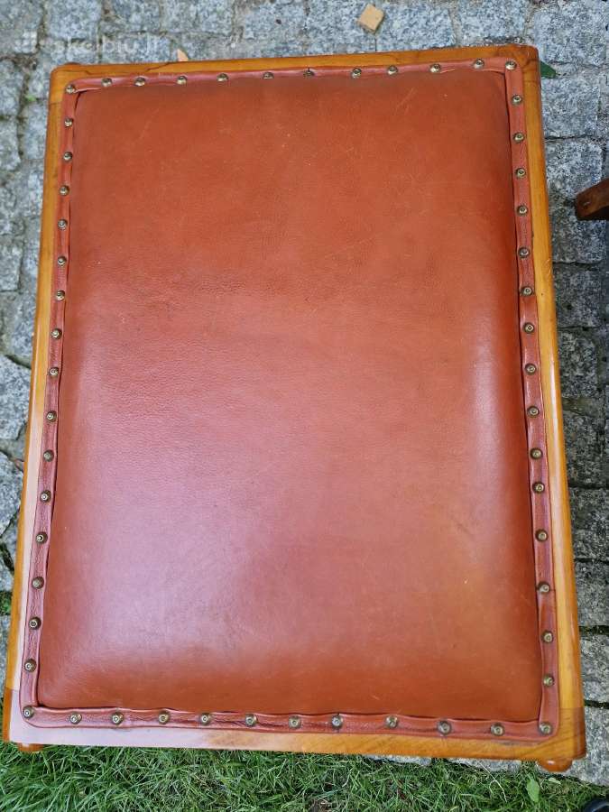 Vintažinis mid century fotelis su pakoju - nuotraukos Nr. 20