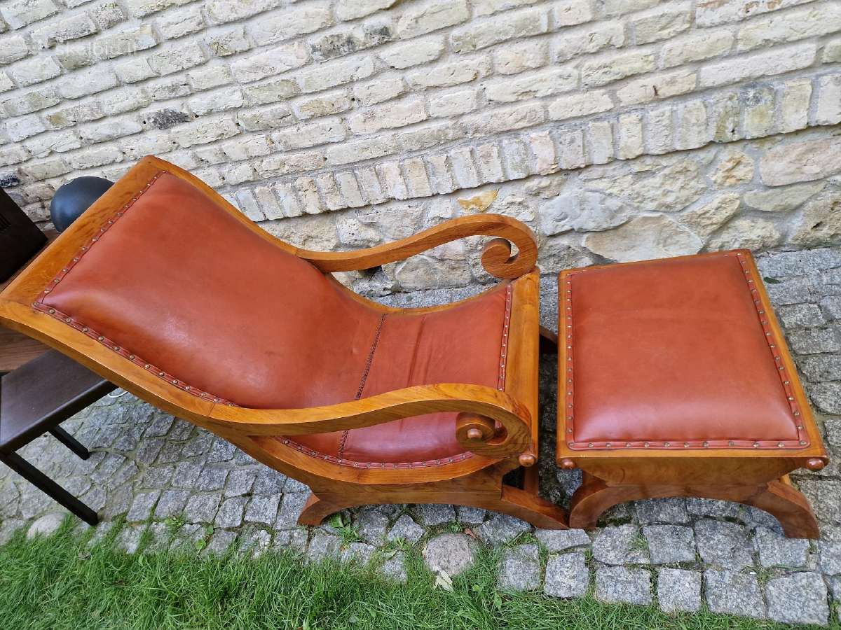 Vintažinis mid century fotelis su pakoju - nuotraukos Nr. 23