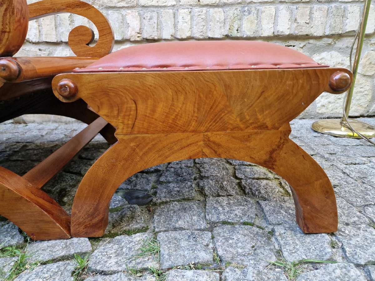 Vintažinis mid century fotelis su pakoju - nuotraukos Nr. 24