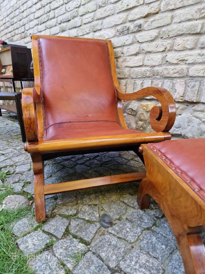 Vintažinis mid century fotelis su pakoju - nuotraukos Nr. 31