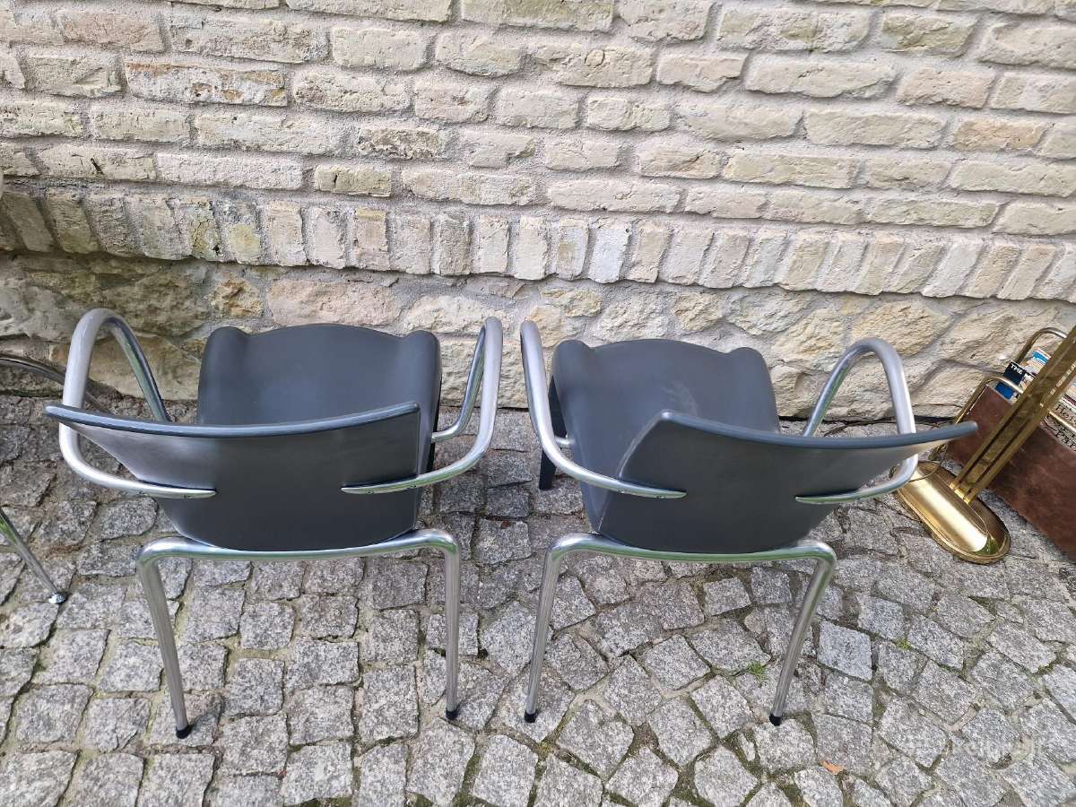 Vintažiniai mid century autoriniai Vitra foteliai - nuotraukos Nr. 15