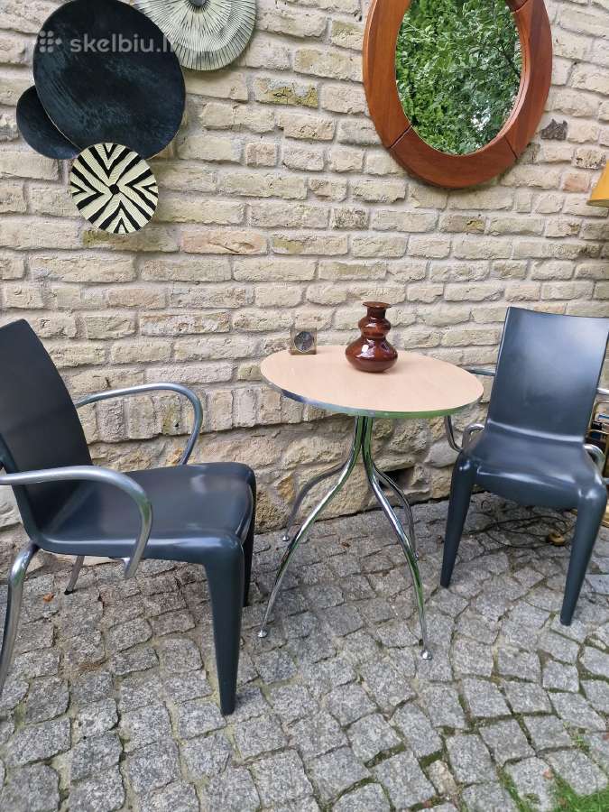 Vintažiniai mid century autoriniai Vitra foteliai - nuotraukos Nr. 28