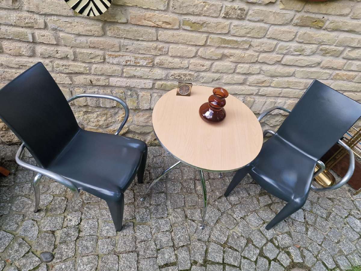 Vintažiniai mid century autoriniai Vitra foteliai - nuotraukos Nr. 30