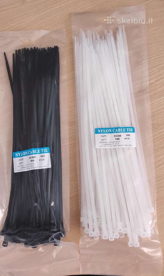 Užtraukiami tvirtinimo dirželiai, Cable zip ties.