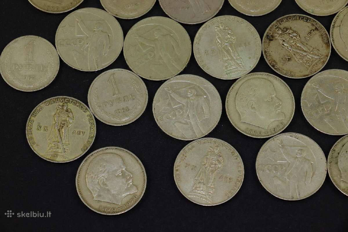 Rubliai CcCCCP. Už visus kaina 50 eurų - nuotraukos Nr. 6