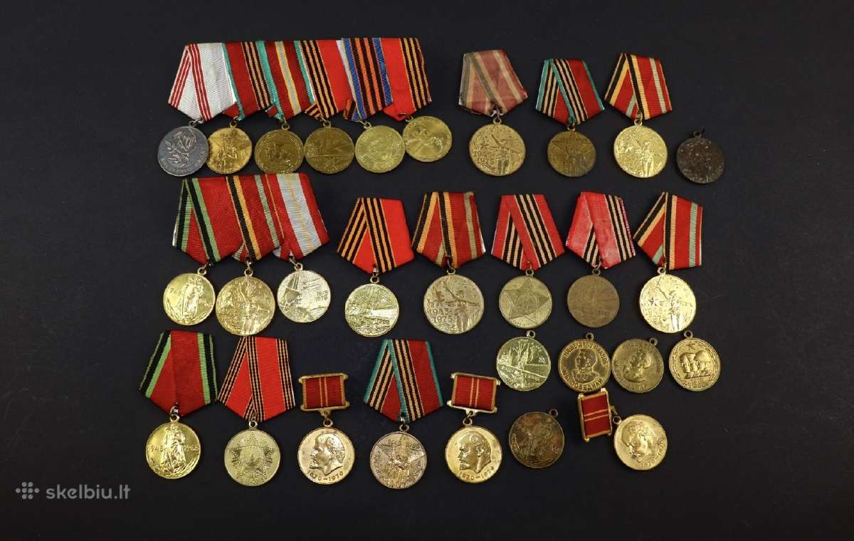 Medaliai CcCCCP. Už visus kaina 60 eurų