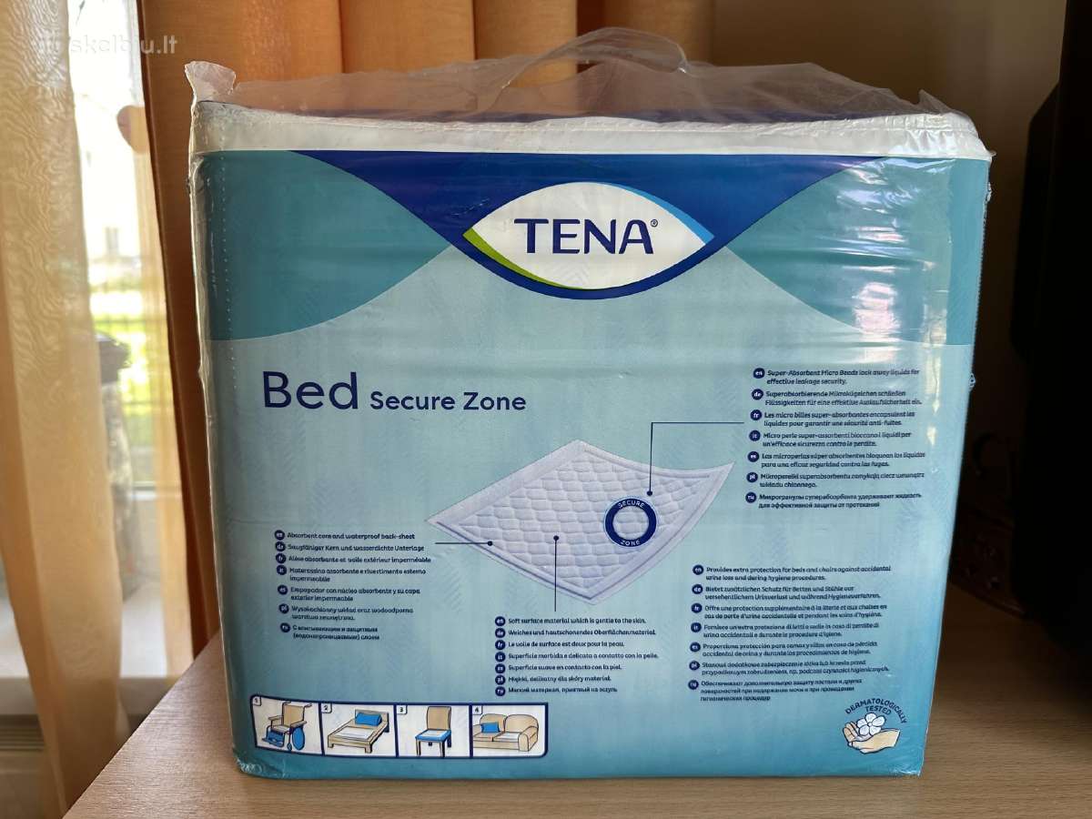 Tena Bed Plus paklotai, 90 x 60 cm (pilna pakuotė) - nuotraukos Nr. 2