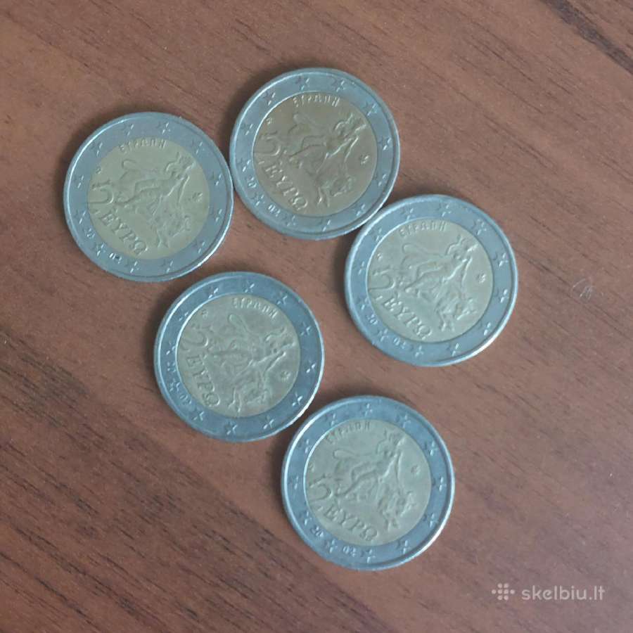 2 Euro 2002 S Greece ,Graikija / 5 coins / - nuotraukos Nr. 12