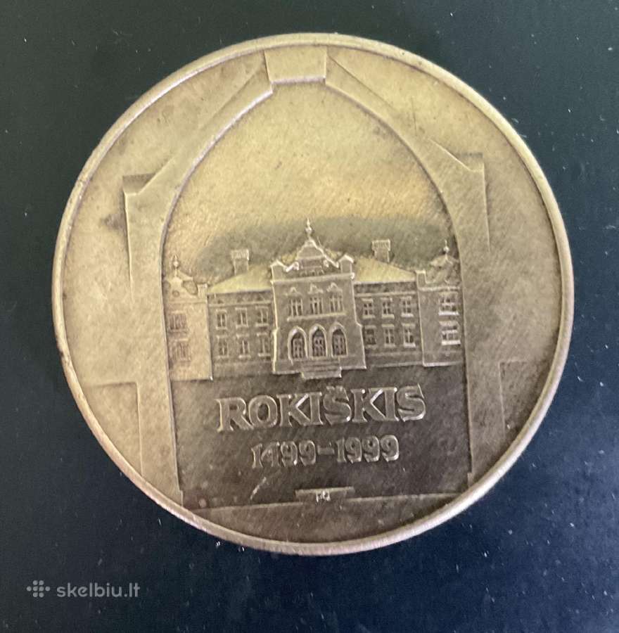 Medalis Rokiškis 1499-1999 - nuotraukos Nr. 2