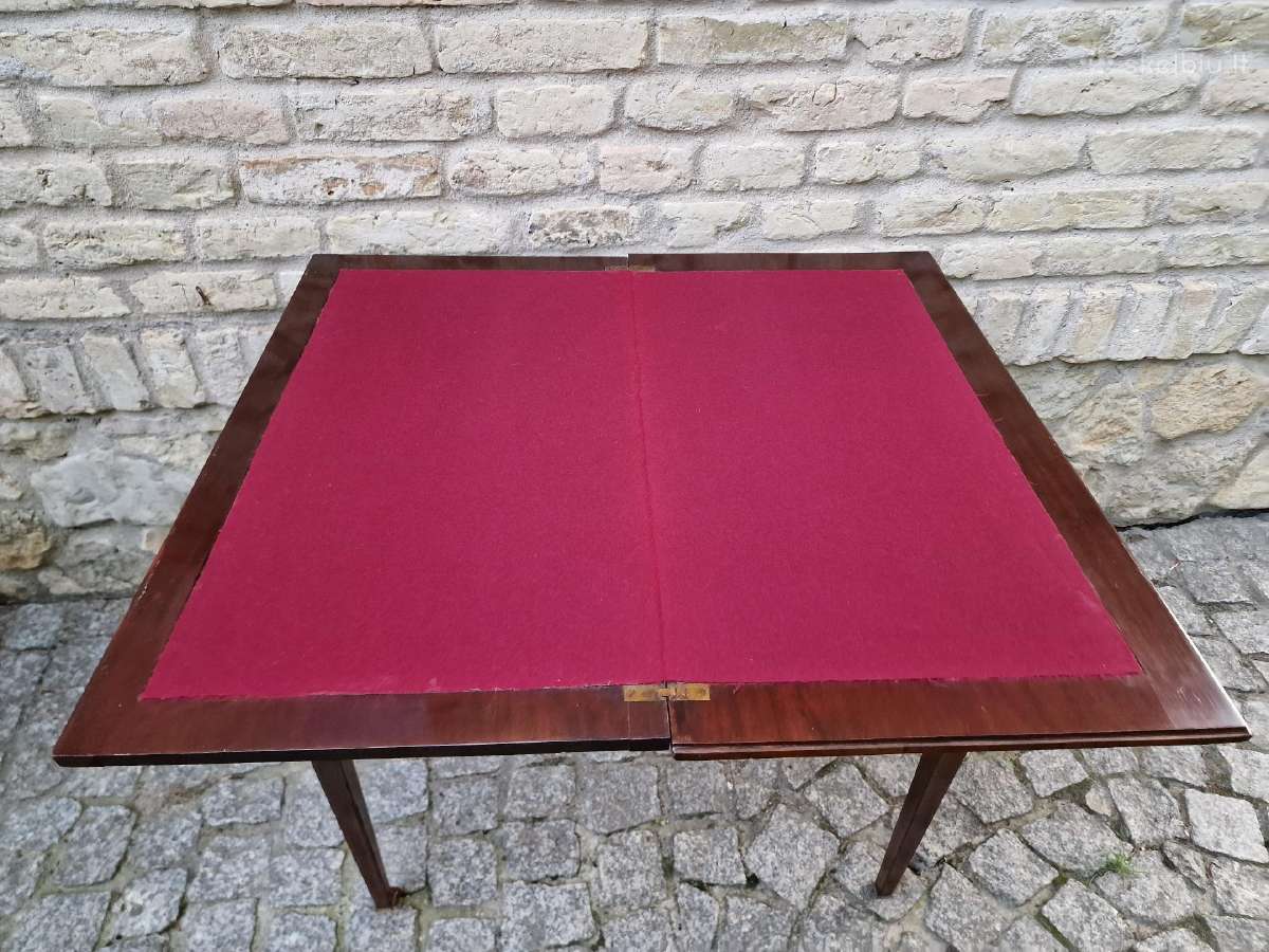 Antikvarinė raudonmedžio konsolė / stalas - nuotraukos Nr. 6