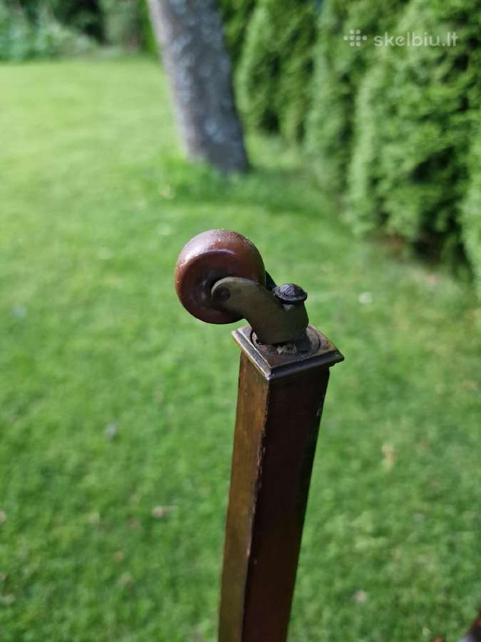 Antikvarinė raudonmedžio konsolė / stalas - nuotraukos Nr. 26