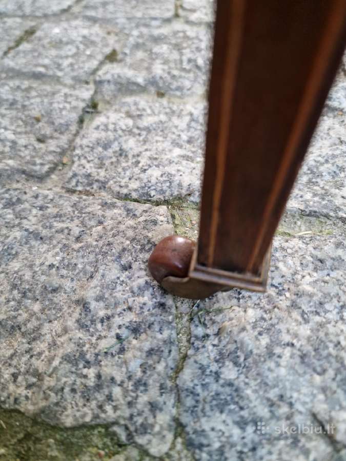 Antikvarinė raudonmedžio konsolė / stalas - nuotraukos Nr. 33