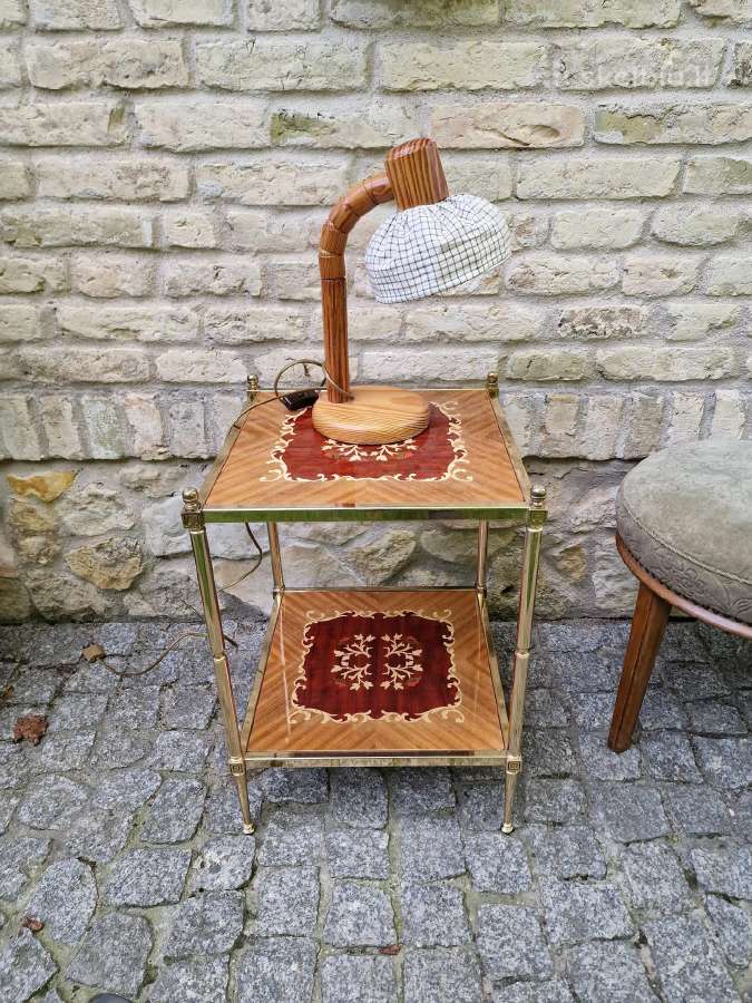 Vintažinė žalvarinė etažerė - nuotraukos Nr. 16