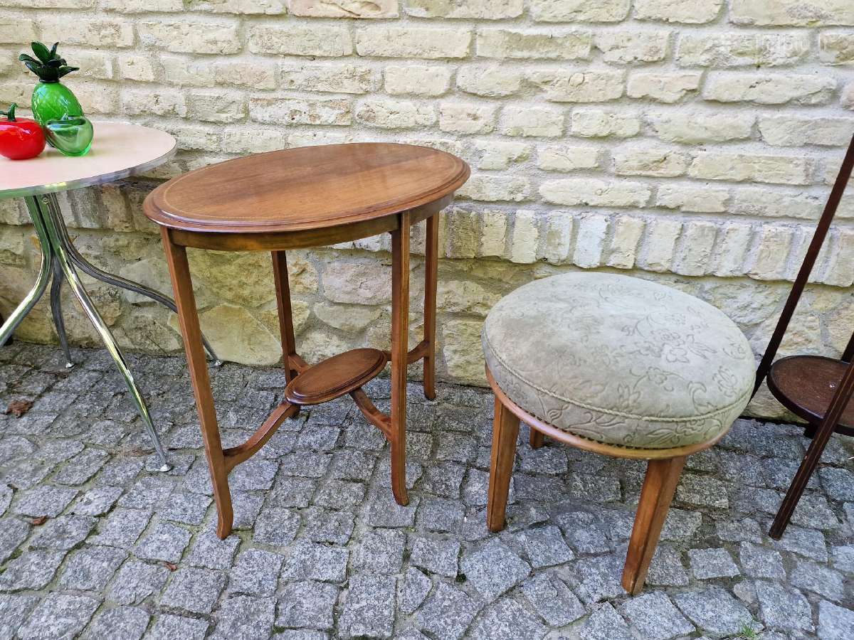 Vintažinis Jugend st.(secesija) konsolinis stalas - nuotraukos Nr. 9
